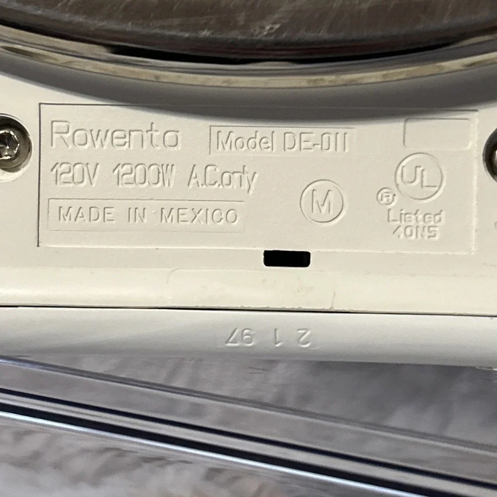 Rowenta Effective Steam Iron Stainless Steel Plate Vertical‎ Steam DE-011